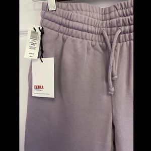 TNA extra fleece wide leg sweatpants